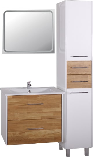 Тумба с раковиной ASB-Woodline Оскар 75 фото в интернет-магазине «Wasser-Haus.ru»