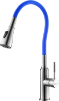 Смеситель для кухни Lemark Expert LM5082S-Blue с гибким изливом фото в интернет-магазине «Wasser-Haus.ru»