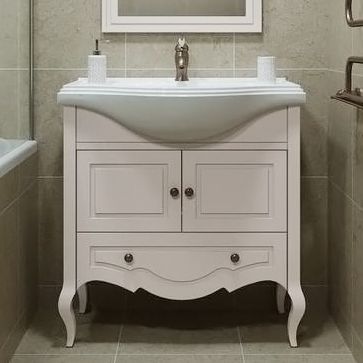 Мебель для ванной Caprigo Verona-H 80 оливин, с 2 дверцами и 1 ящиком фото в интернет-магазине «Wasser-Haus.ru»