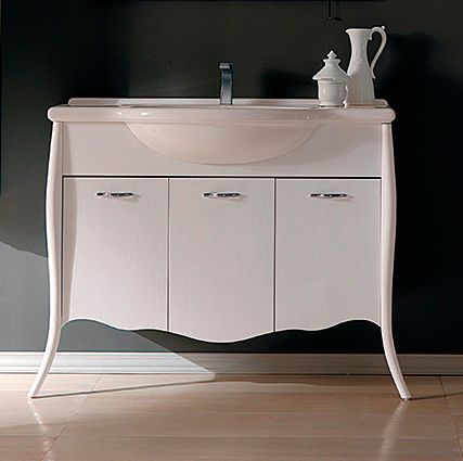 Мебель для ванной Eurolegno Clip 115 noce bianco фото в интернет-магазине «Wasser-Haus.ru»