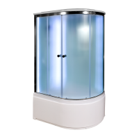 Душевая кабина AvaCan D120S LED L фото в интернет-магазине «Wasser-Haus.ru»