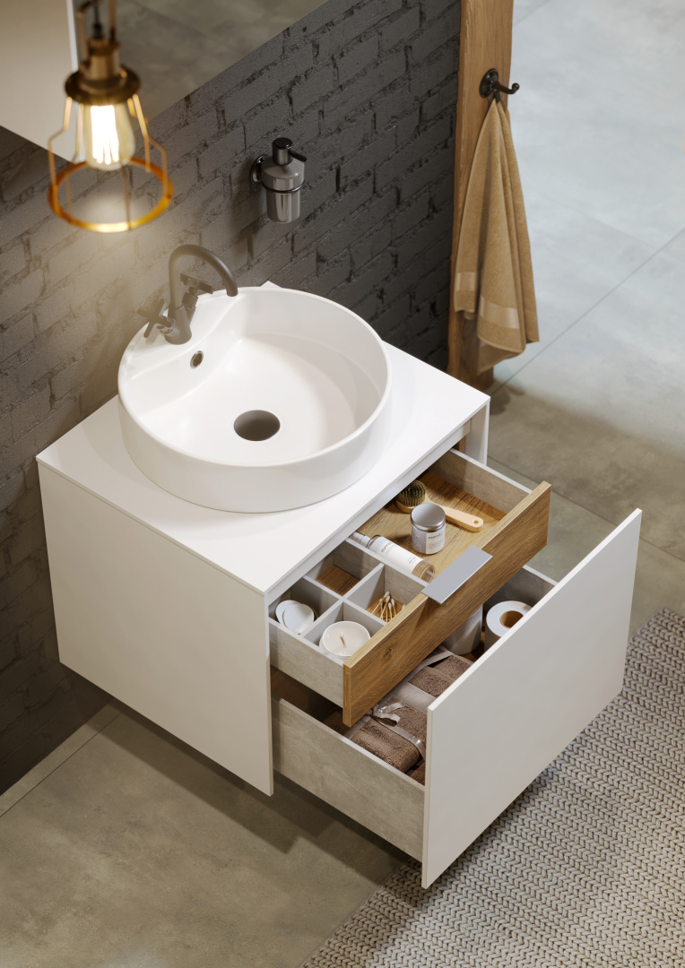 Мебель для ванной Aqwella 5 stars Mobi 60 белая фото в интернет-магазине «Wasser-Haus.ru»