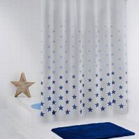 Штора для ванной Ridder Stella 32623 синяя фото в интернет-магазине «Wasser-Haus.ru»