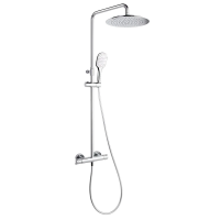 Душевая стойка Ramonsoler Blautherm 945412Q3RP300, хром, с термостатом