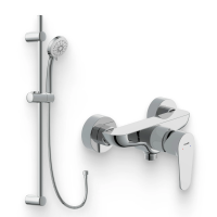 Душевой комплект Смеситель для душа Cersanit Cersania 63032 + Гарнитур Vibe 63067 хром