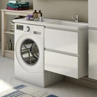 Мебель для ванной Эстет Dallas Luxe 110 R подвесная, 2 ящика фото в интернет-магазине «Wasser-Haus.ru»