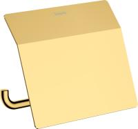 Держатель туалетной бумаги Hansgrohe AddStoris 41753990 полированное золото фото в интернет-магазине «Wasser-Haus.ru»