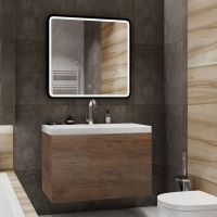 Мебель для ванной Art&Max Verona-Push 80 дуб баррик фото в интернет-магазине «Wasser-Haus.ru»