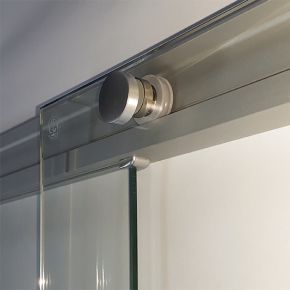 Шторка на ванну Kubele DE019P4-CLN-MT 175х150 см, профиль матовый хром фото в интернет-магазине «Wasser-Haus.ru»
