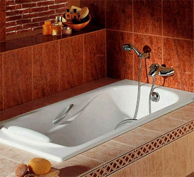 Чугунная ванна Roca Malibu 23107000R 160x75 см фото в интернет-магазине «Wasser-Haus.ru»