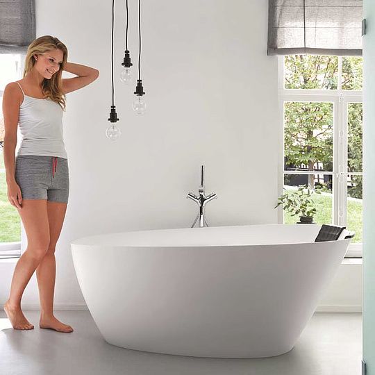 Ванна из искусственного камня Riho Toledo BS5500500000000 160x110 фото в интернет-магазине «Wasser-Haus.ru»