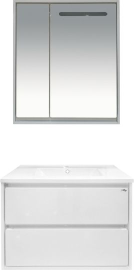 Мебель для ванной Misty Барселона 75 белая эмаль фото в интернет-магазине «Wasser-Haus.ru»