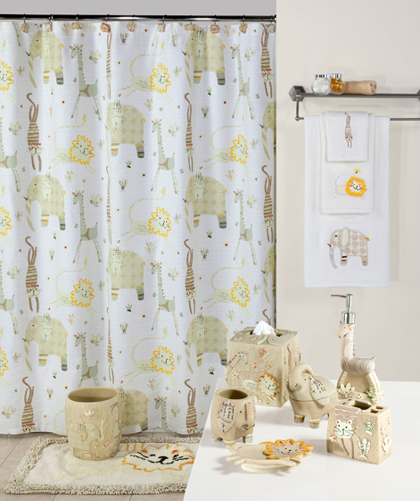 Штора для ванной Creative Bath Animal Crackers фото в интернет-магазине «Wasser-Haus.ru»