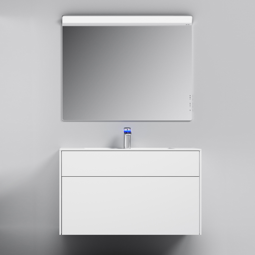 Мебель для ванной Am.Pm Inspire V2.0 100 белый матовый фото в интернет-магазине «Wasser-Haus.ru»