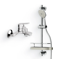 Душевой комплект Гарнитур Dorff Prime D0140000 + Смеситель Norma D1010000
