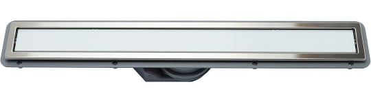 Душевой лоток Pestan Confluo Premium Line 750 белое стекло/сталь фото в интернет-магазине «Wasser-Haus.ru»