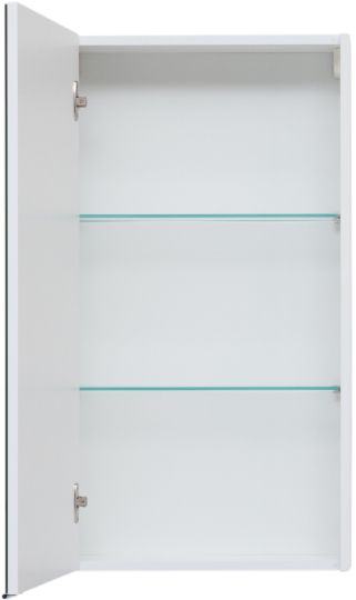 Зеркало-шкаф Aquanet Августа 50 L, белый фото в интернет-магазине «Wasser-Haus.ru»
