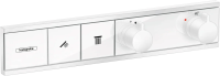 Термостатический смеситель встраиваемый Hansgrohe RainSelect 15380700 для душа, белый матовый фото в интернет-магазине «Wasser-Haus.ru»