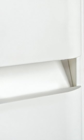 Шкаф-пенал Style Line Атлантика 35 Люкс Plus, с бельевой корзиной, белый фото в интернет-магазине «Wasser-Haus.ru»