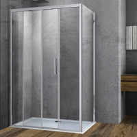 Душевой уголок Vincea Soft VSR-3SO8014CL 140х80 см, профиль хром фото в интернет-магазине «Wasser-Haus.ru»