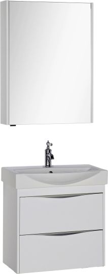 Мебель для ванной Aquanet Франка 65 белая фото в интернет-магазине «Wasser-Haus.ru»