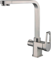 Смеситель для кухни Zorg Sanitary ZR 334 YF-NICKEL никель фото в интернет-магазине «Wasser-Haus.ru»