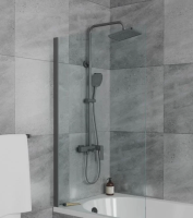Душевая система с тропическим душем RUSH Thira, серая (TR3635-50Grey) фото в интернет-магазине «Wasser-Haus.ru»