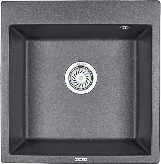 Комплект Мойка кухонная Granula GR-5102 шварц + Смеситель GR-2305 шварц фото в интернет-магазине «Wasser-Haus.ru»