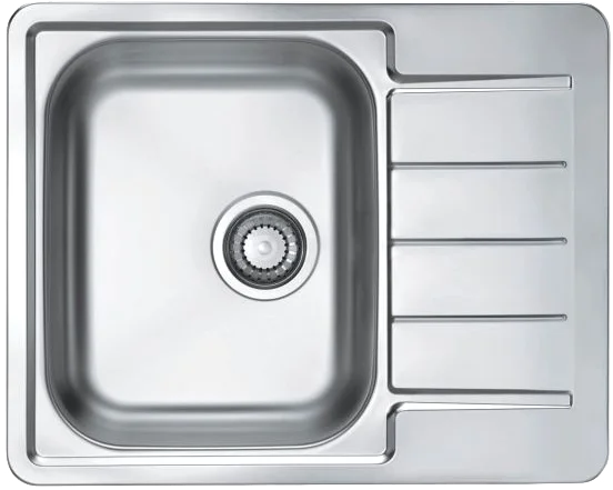 Комплект Мойка кухонная Alveus Line Max 110 сталь + Смеситель Siros 1132901 брашированная сталь фото в интернет-магазине «Wasser-Haus.ru»