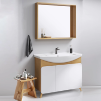 Мебель для ванной Aqwella Basic 105 дуб золотой фото в интернет-магазине «Wasser-Haus.ru»