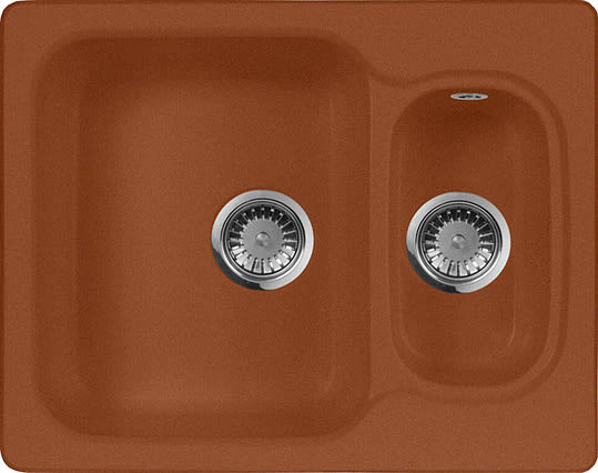 Мойка кухонная AquaGranitEx M-09 терракот фото в интернет-магазине «Wasser-Haus.ru»