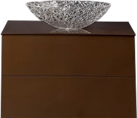 Мебель для ванной Armadi Art NeoArt 80 шоколад с ручками Crystal золото фото в интернет-магазине «Wasser-Haus.ru»