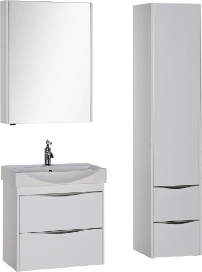 Мебель для ванной Aquanet Франка 65 белая фото в интернет-магазине «Wasser-Haus.ru»