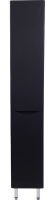 Шкаф-пенал Style Line Бергамо Люкс Plus 30 L с бельевой корзиной, антискрейтч черный
