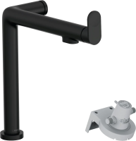 Смеситель для кухни Hansgrohe Aqittura M91 76804670 матовый черный