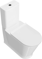 Унитаз-компакт Kerama Marazzi Plaza Modern PLMR.wc.01 безободковый, с микролифтом фото в интернет-магазине «Wasser-Haus.ru»