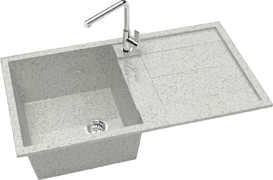 Мойка кухонная Marrbaxx Рони Z017Q010 светло-серый фото в интернет-магазине «Wasser-Haus.ru»