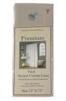 Штора для ванной Carnation Home Fashions Premium 4 Gauge Linen защитная фото в интернет-магазине «Wasser-Haus.ru»