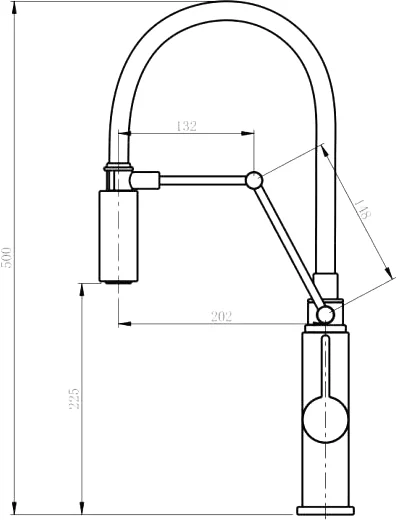 Комплект Мойка кухонная Paulmark Kante PM106052-BL черный + Смеситель Domaci Равенна DCB 7012 черный, с гибким изливом фото в интернет-магазине «Wasser-Haus.ru»