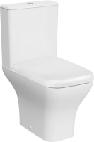Унитаз-компакт VitrA Polar 9843B003-7201 безободковый, с микролифтом фото в интернет-магазине «Wasser-Haus.ru»
