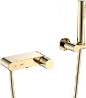 Смеситель для ванны с душем Boheme Stick 123-GG gold diamond gold фото в интернет-магазине «Wasser-Haus.ru»