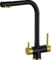 Смеситель для кухни Zorg Sanitary ZR 348 YF BLACK BRONZE фото в интернет-магазине «Wasser-Haus.ru»