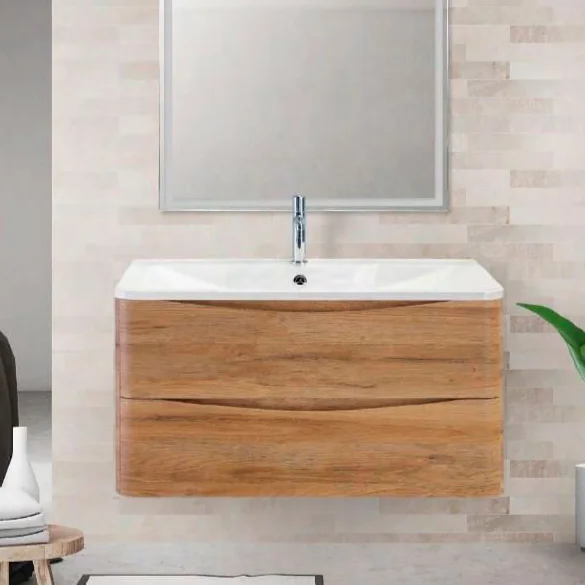 Мебель для ванной BelBagno Acqua 100 подвесная, rovere rustico фото в интернет-магазине «Wasser-Haus.ru»