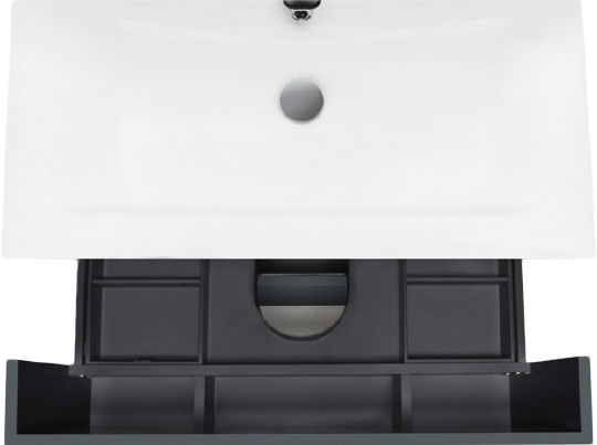 Мебель для ванной Am.Pm Spirit 2.0 80 графит фото в интернет-магазине «Wasser-Haus.ru»