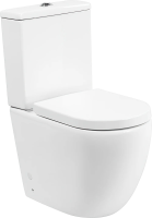 Унитаз-компакт BelBagno Amanda BB051CPR безободковый, крышка BB865SC с микролифтом, бачок BB051T фото в интернет-магазине «Wasser-Haus.ru»