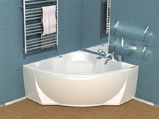 Акриловая ванна Акватек Поларис – 2 вклеенный каркас фото в интернет-магазине «Wasser-Haus.ru»