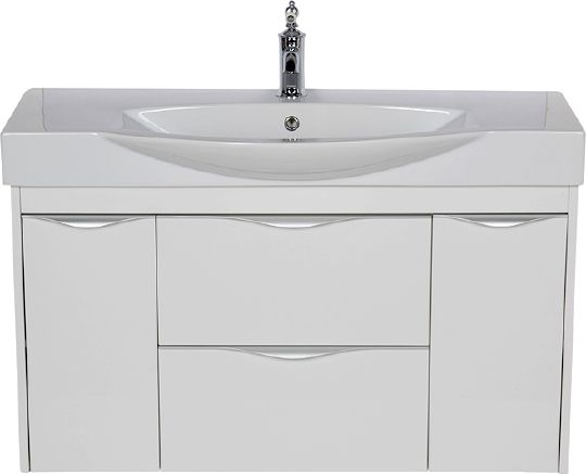 Мебель для ванной Aquanet Франка 105 белая фото в интернет-магазине «Wasser-Haus.ru»
