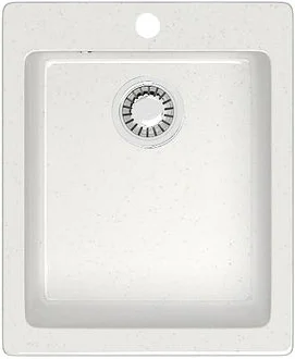 Комплект Мойка кухонная Marrbaxx Линди Z008Q001 белый лед + Смеситель Lemark Comfort LM3074C-White с гибким изливом, хром, белый фото в интернет-магазине «Wasser-Haus.ru»