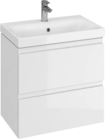 Тумба с раковиной Cersanit Moduo slim 60 белая