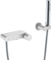 Смеситель для ванны с душем Boheme Stick 123-WCR white diamond chrome фото в интернет-магазине «Wasser-Haus.ru»